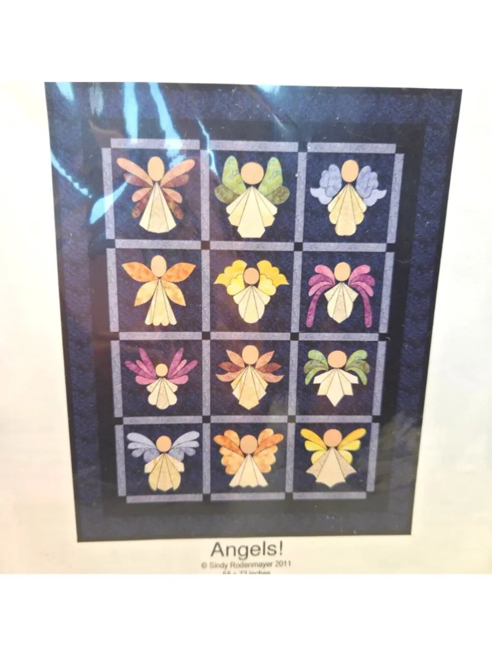 Angels Quilt Pattern By Sindy Rodenmayer 58x72 Inches Fused Applique Templates